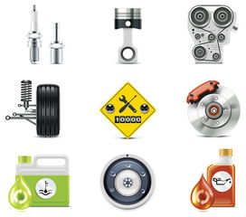 汽車配件與礦山機(jī)械圖標(biāo)矢量素材 設(shè)計(jì)靈感與應(yīng)用解析